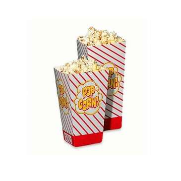 GOLD MEDAL ***SPEC***Popcorn Boxes, 1.25 oz, Red/White/Yellow, Disposable, (500/Case), Gold Medal 2060