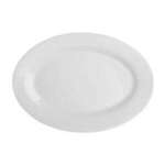 A.T.N. INC. ***EASD***Platter, 16", White, Porcelain, Oval, Orleans (12/Case) Oneida XAT00416