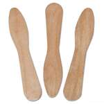 AmerCare Royal Taster Spoon, 3 1/2", Wooden, (1000/Pack), Arvesta RPPR832