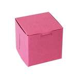 BOXIT CORPORATION Bakery/Cupcake Box, 4" x 4" x 4", Strawberry, Paperboard, 1 Cup, No Window, (200/Case) Box-it 444B-195