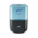 GO-JO INDUSTRIES, INC. Soap Dispenser, 1,200 mL, Blue / Black, ABS Plastic, Push-Style, Gojo 5034-01