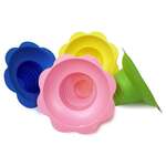 GOLD MEDAL Snow Cone Holders, Flower Shaped, Plastic, 240/PK, GOLD MEDAL PRODUCTS 1175