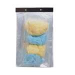 GOLD MEDAL Cotton Candy Bag, 12" x 10" x 1", Clear, Plastic, (1,000/Case), Gold Medal Products 3064