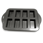 NORPRO Mini Loaf Pan, 17" x 11", Stainless Steel, 8 Piece, Nonstick, Norpro 3943