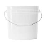PRICE CONTAINER & PACKAGING Sale Pail, 2 Gallon, White, Metal Handle, Price Container 8202