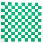 USA PAPER PACKAGE Sandwich Wrap, 12" x 12", Green Checkered, (1000/Pack), USA Paper Packaging