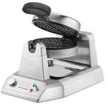 WARING PRODUCTS Single Classic Waffle Maker, 13Lb, Stainless Steel, Rotating, Removable Plates, Waring WWD180X